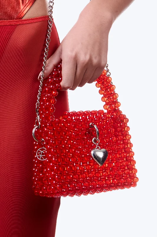 Lovesick Hand Beaded Mini Bag