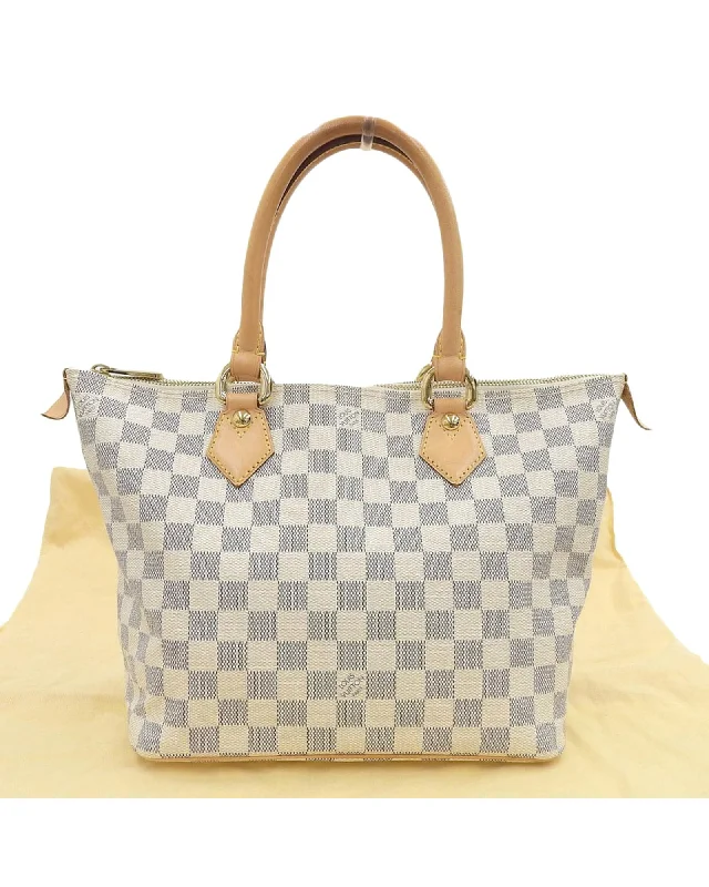 Authentic Louis Vuitton Damier Azur Tote Bag - Pre-owned Luxury Handbag