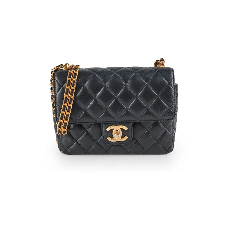 Chanel Seasonal Square Flap Lambskin Black