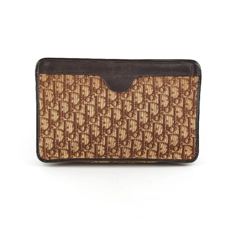 Christian Dior Vintage Brown Clutch