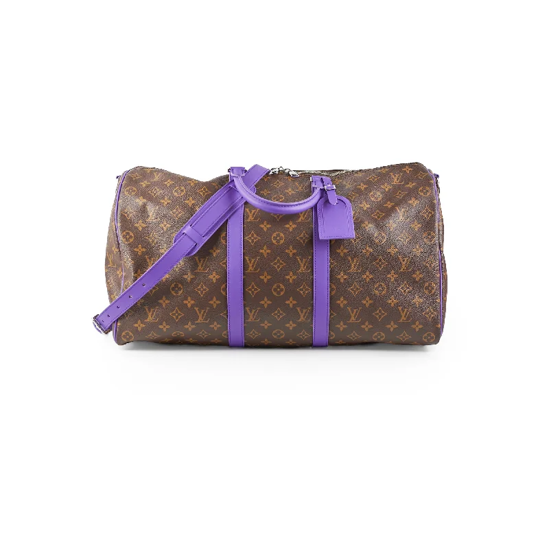 Louis Vuitton Keepall Bandouliere 50 Violet Fonce