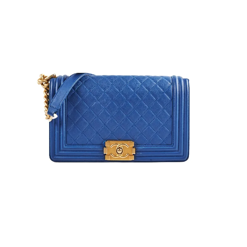 Chanel Old Medium Boy Blue 27 Series