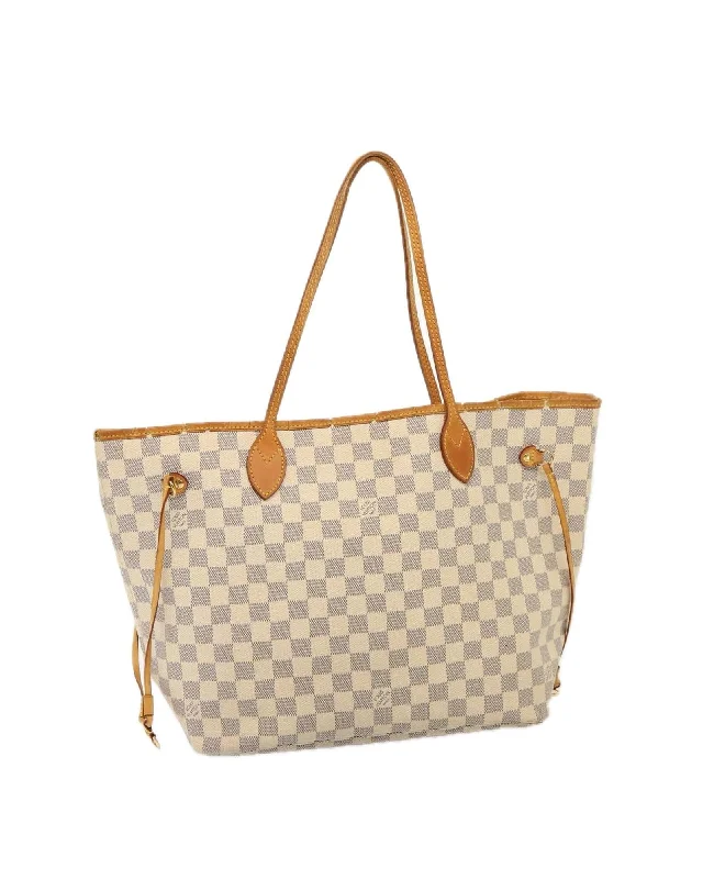 Damier Azur Neverfull MM Tote Bag