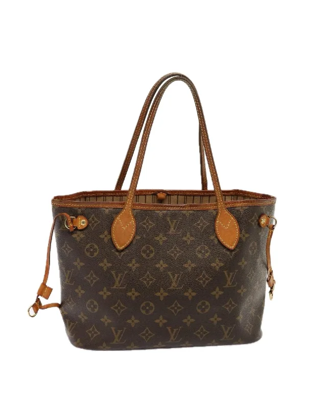 Monogram Canvas Tote Bag with Serial No