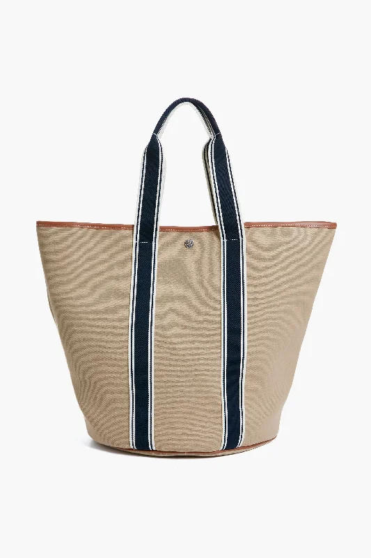 Beige Cruise Bucket XL Cruise Line Tote