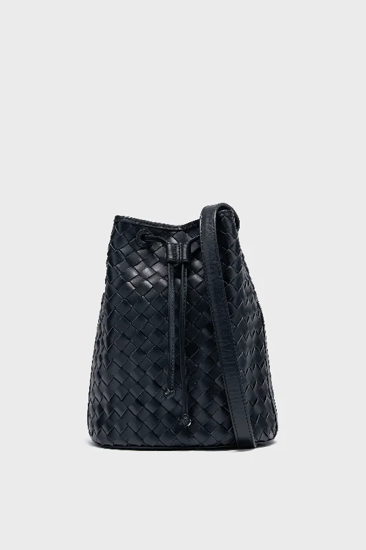 Black Adele Bucket Bag