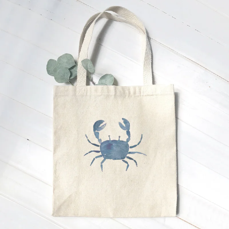 Blue Crab - Customizable Canvas Tote Bag