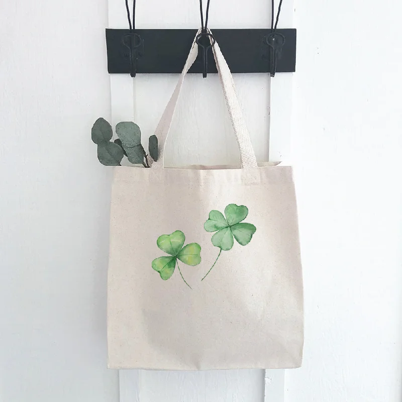 Clover Pair - Canvas Tote Bag