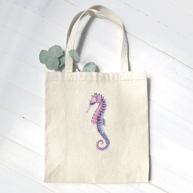 Colorful Seahorse - Canvas Tote Bag