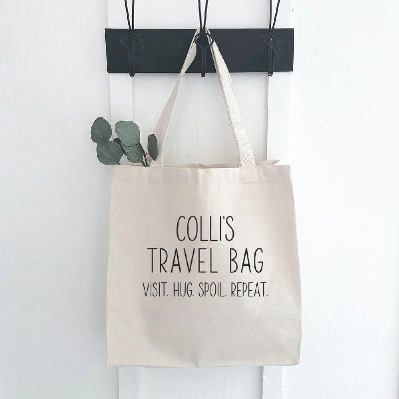 Custom Travel Bag - Natural Canvas Tote Bag