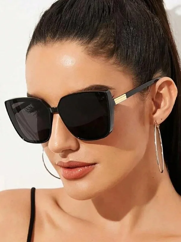 Elegant 1pc Vintage Oversized Sunglasses