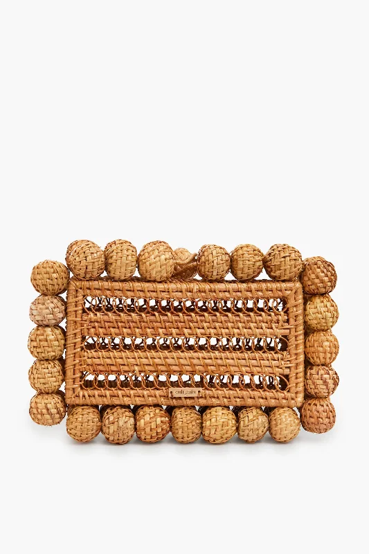 EOS Natural Rattan Clutch