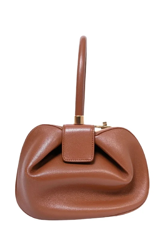 Gabriela Hearst Brown Leather Top Handle Bag