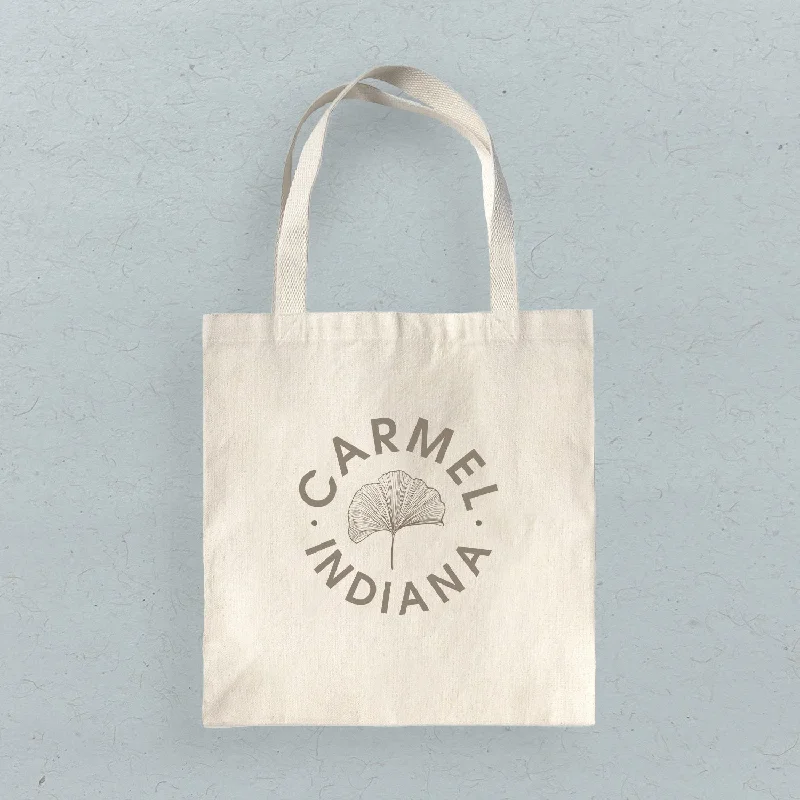 Ginkgo Leaf City State - Canvas Tote Bag