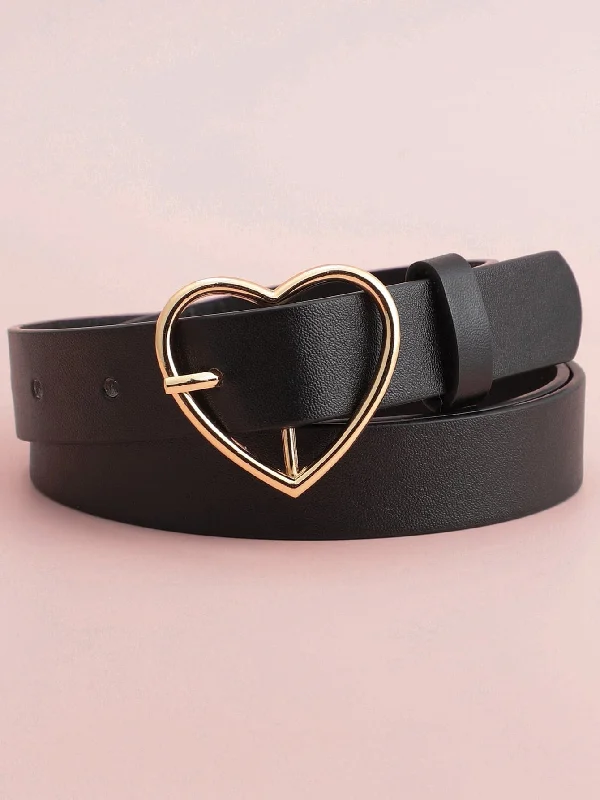 Heart Shaped Buckle Belt