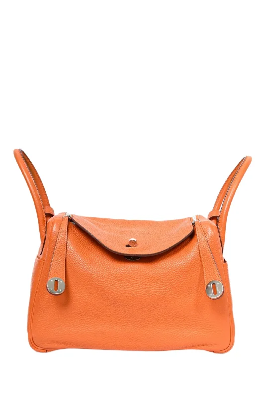 Hermès 2013 Orange Clemence Lindy 30 (As Is)