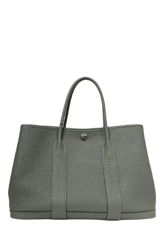 Hermès 2023 Grey Togo Leather Garden Party 30 Tote