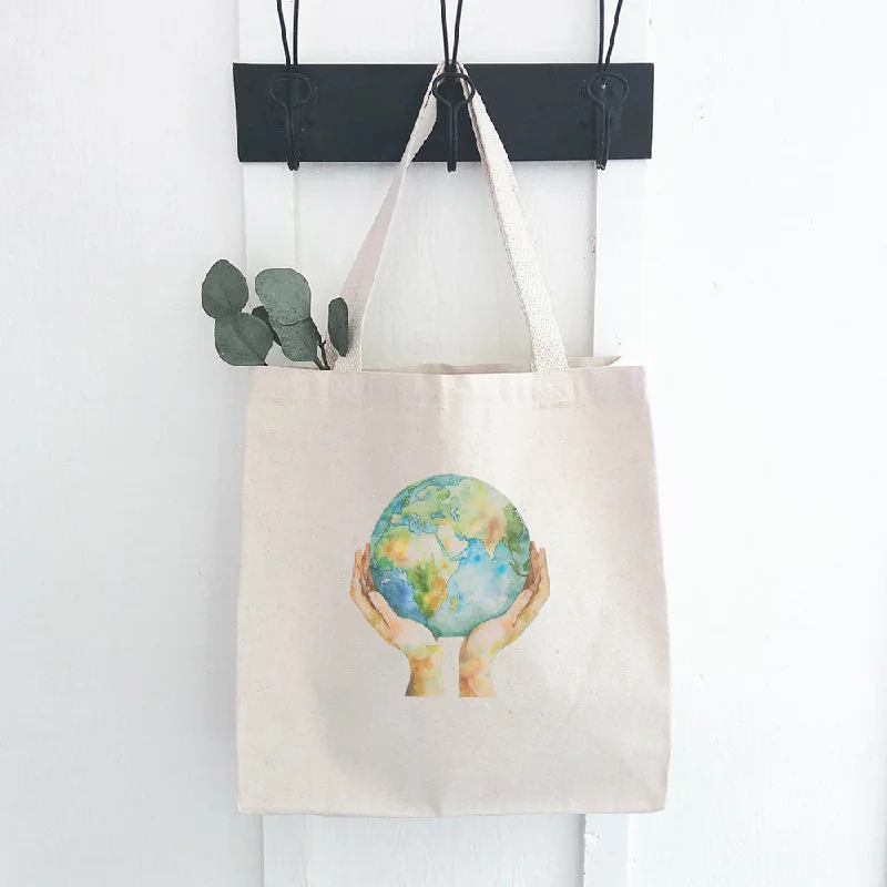 Holding the World - Canvas Tote Bag