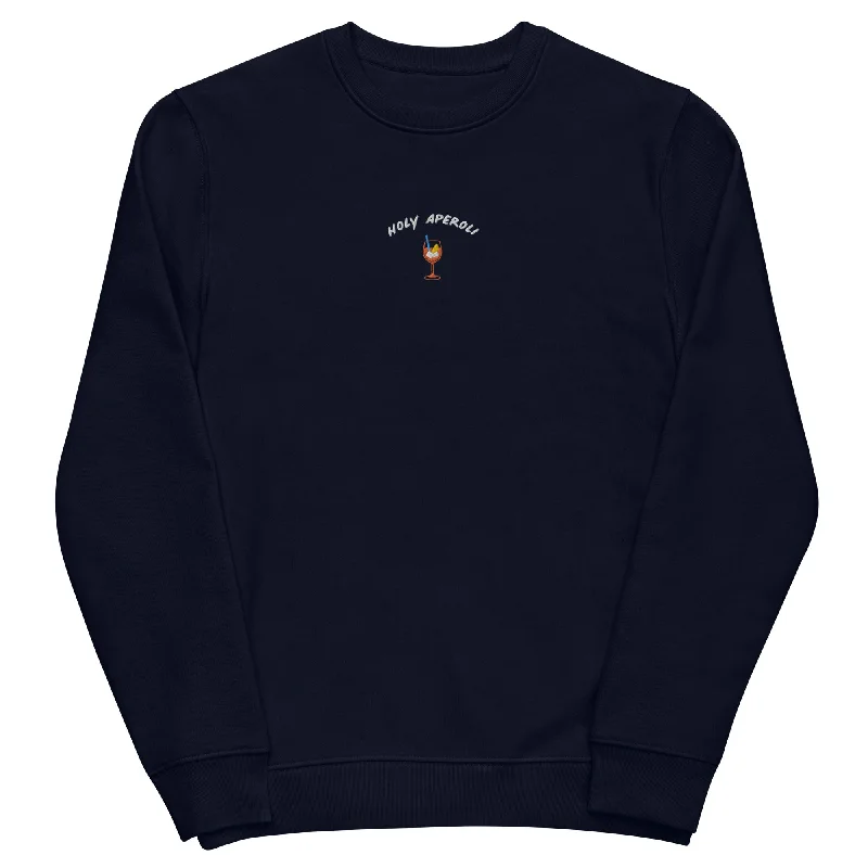 Holy Aperoli - Unisex Organic Cotton Embroidered Sweatshirt