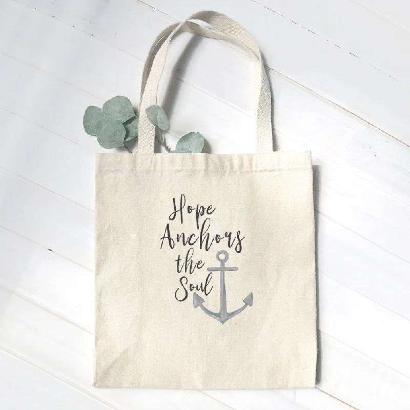 Hope Anchors the Soul - Canvas Tote Bag