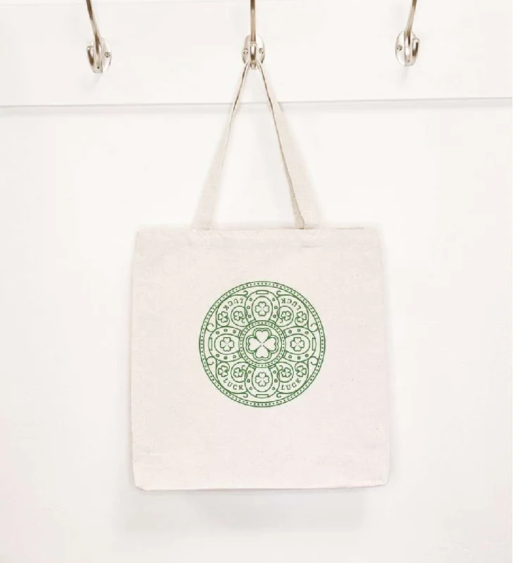 Irish Luck Circle - Canvas Tote Bag