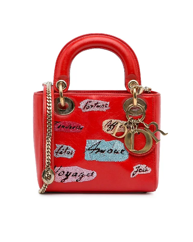 Sequin Embellished Mini Bag with Detachable Chain Strap