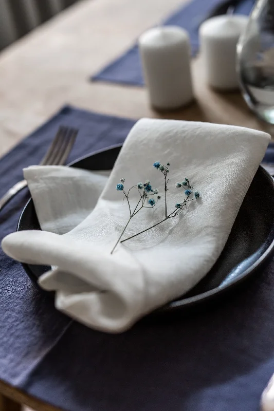 Certified linen napkins set of 2