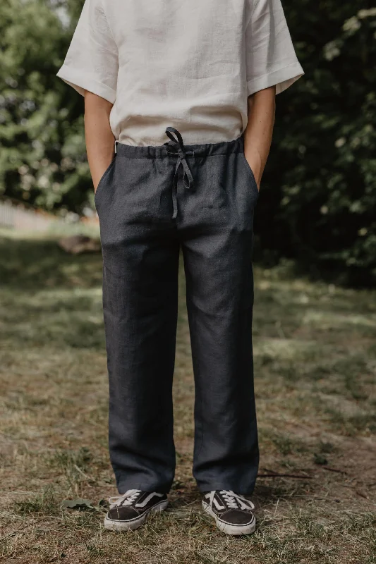 Certified linen trousers for men Adonis