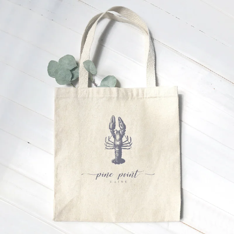 Lobster w/ City, State - Canvas Tote Bag