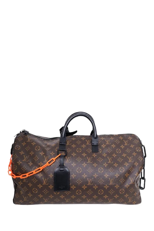 Louis Vuitton x Virgil Abloh 2018 Monogram Keepall Bandouliere 50