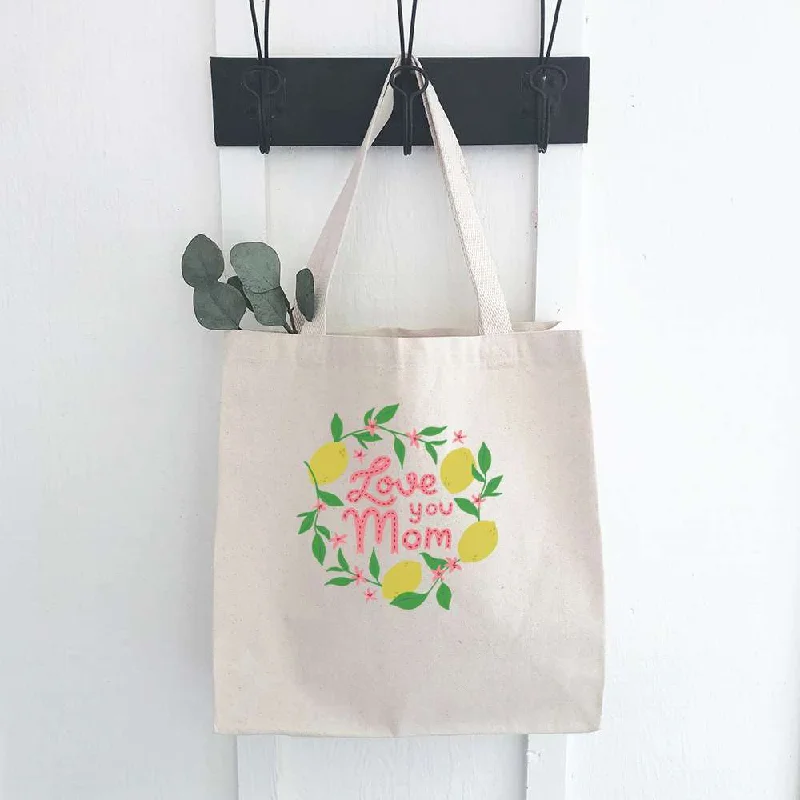 Love You Mom (Lemons) - Canvas Tote Bag