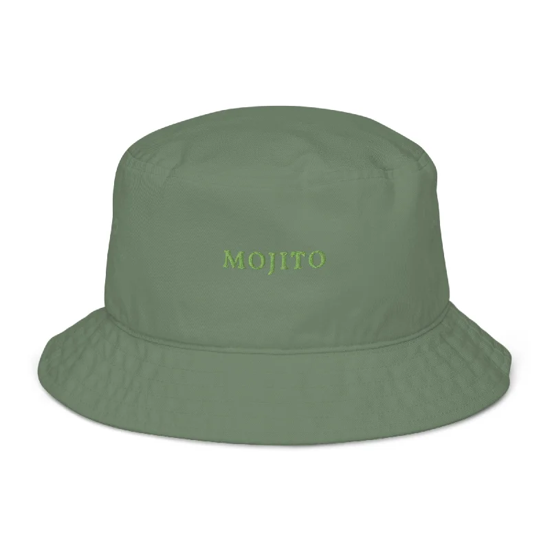 Mojito - Organic Cotton Embroidered Bucket Hat