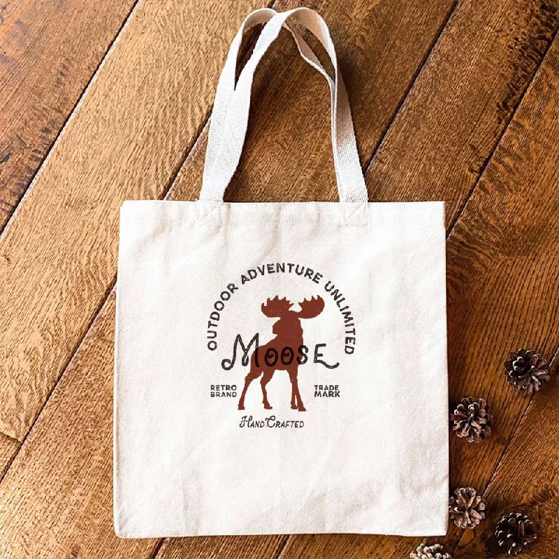 Moose Badge - Canvas Tote Bag