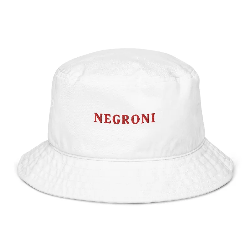 Negroni - Organic Cotton Embroidered Bucket Hat