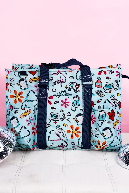 Healing Blooms Large Organizer Tote