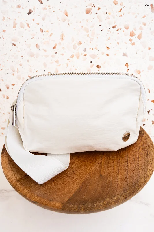 White Brooklyn Belt Bag