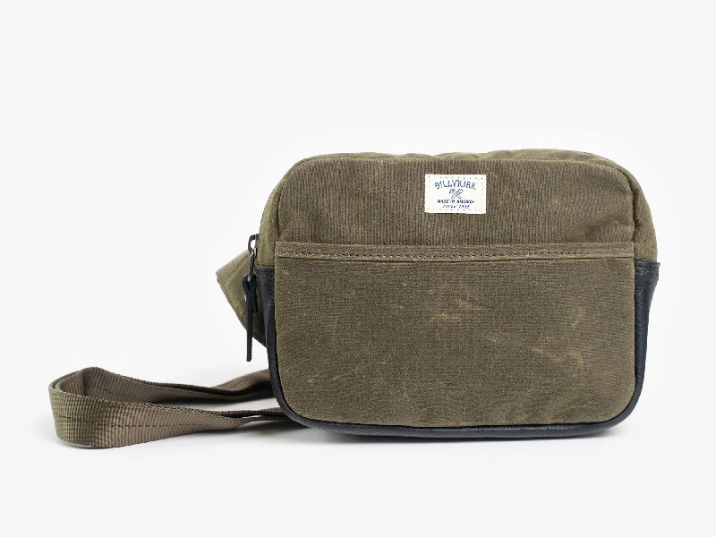 No. 605 Waxed Canvas Crossbody/Belt Pouch