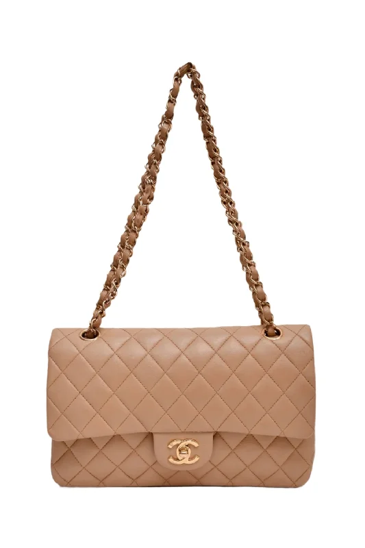 Pre-Loved Chanel™ 2006-08 Beige Leather Medium Double Flap (Refurbished)