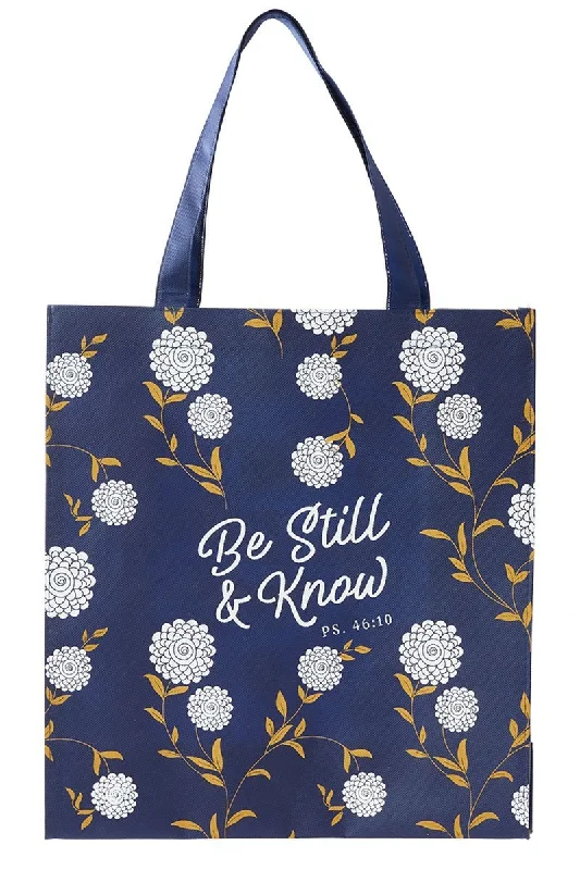 Psalm 46:10 'Be Still & Know' Tote Bag