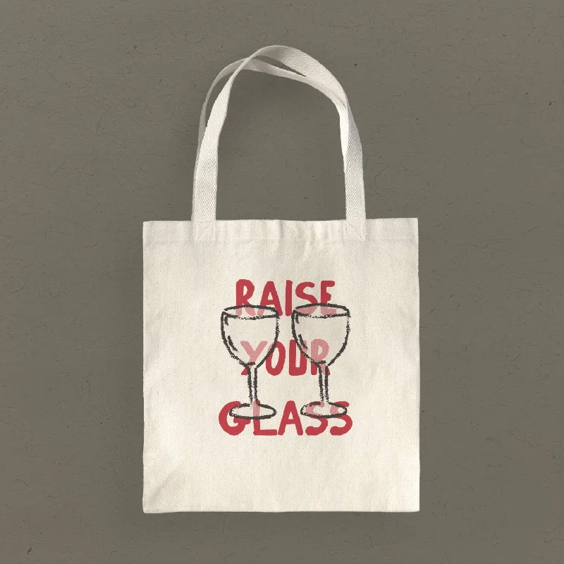 Raise Your Glass - Canvas Tote Bag