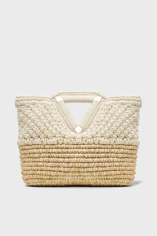 Sand Ivory Onya Clutch