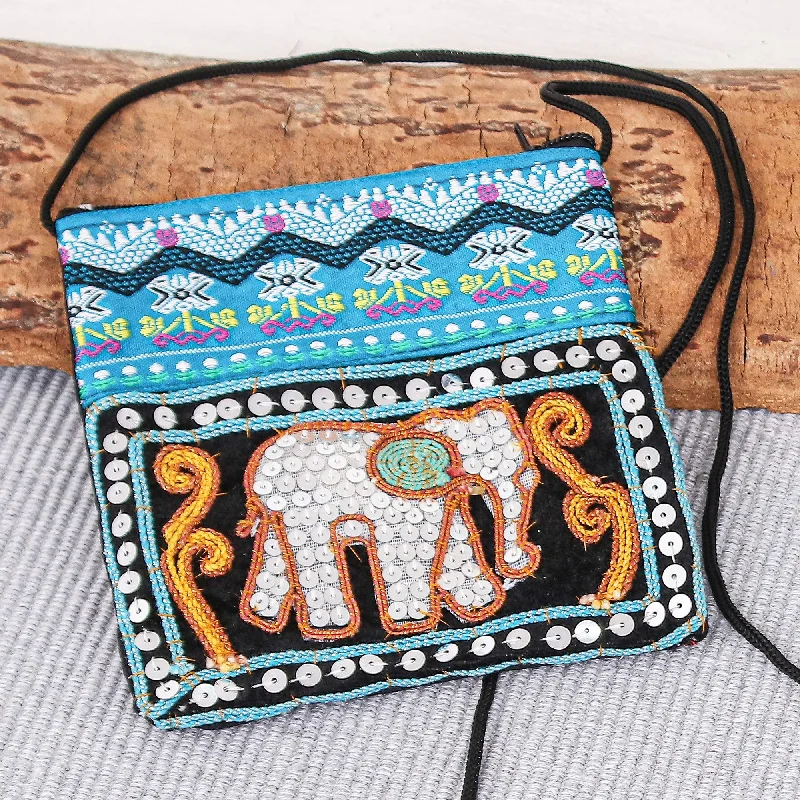 Small Handcrafted Sling from Thailand - Elephant Chic