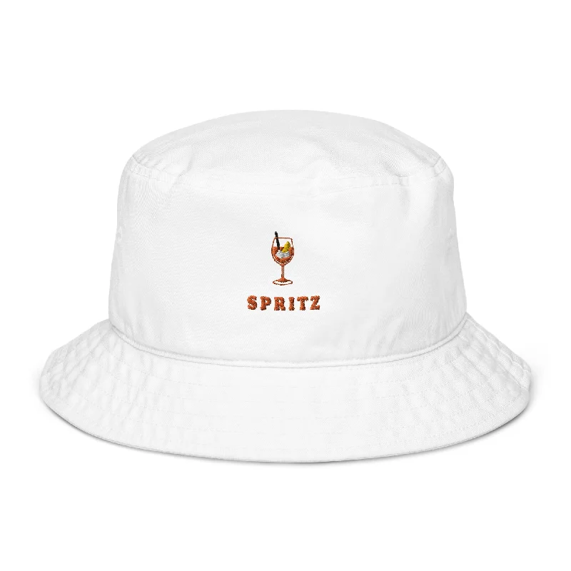 Spritz - Organic Cotton Embroidered Bucket Hat