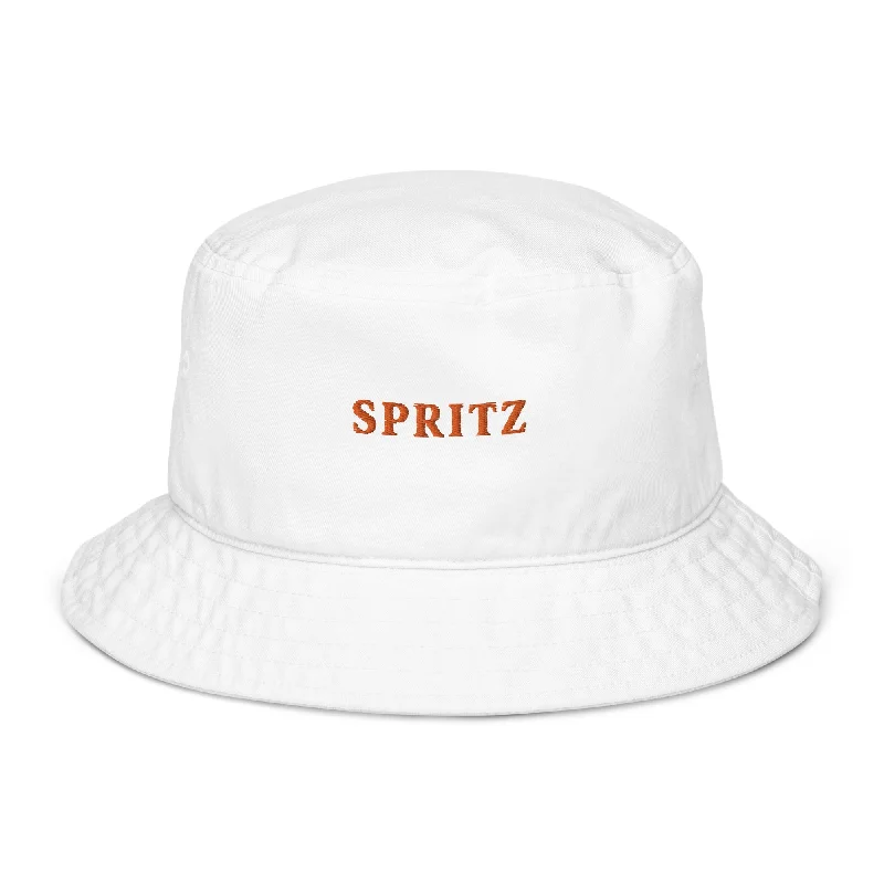 Spritz - Organic Cotton Embroidered Bucket Hat