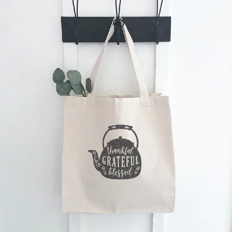 Thankful Teapot - Canvas Tote Bag