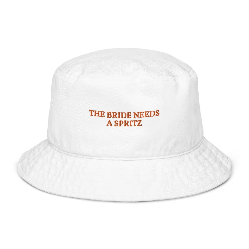 The Bride needs a Spritz - Organic Cotton Bucket Hat