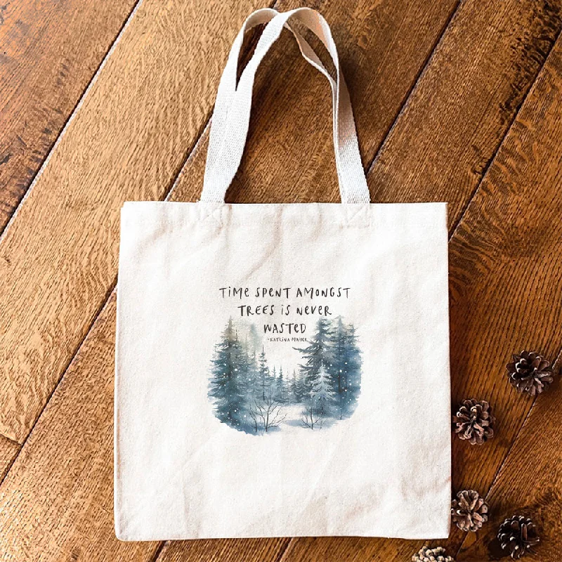 Time Spent Amongst the Trees - Canvas Tote Bag