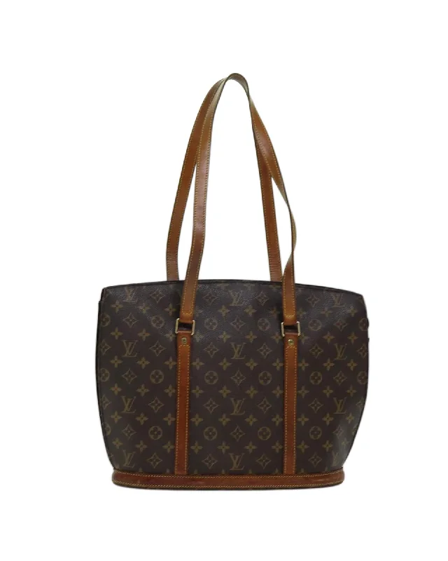 Monogram Canvas Tote Bag with Accessories (C Rank)