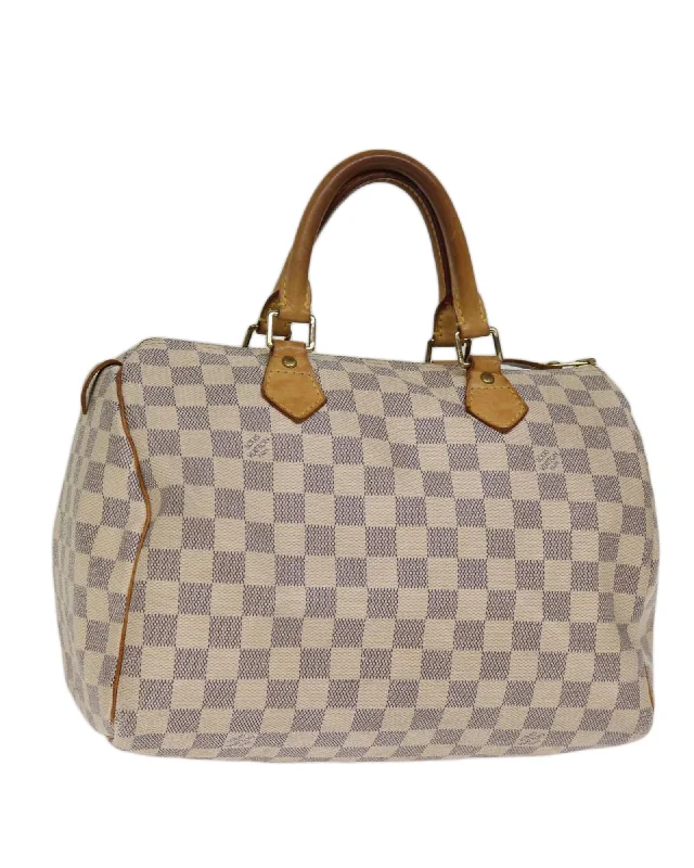 Damier Azur Canvas Hand Bag with Accessories