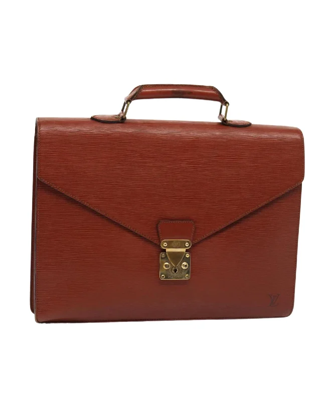 Epi Leather Serviette Conseiller Briefcase